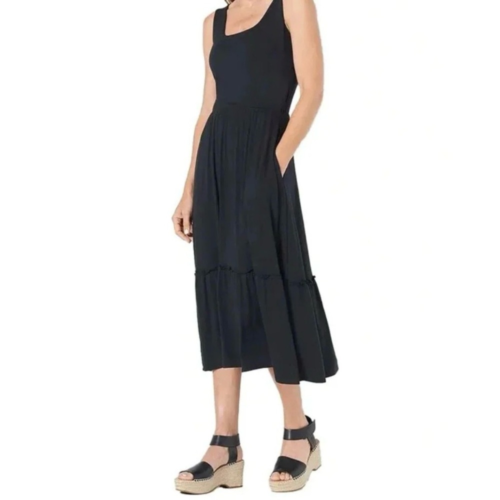 J Jason Wu Midi Summer Dress, Size XL, Black
Tier Maxi Sundress W/Pockets